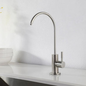 B Backline RO Water purifiers Tap/Faucet SS 304 Kitchen Sink Faucet Tap 360° Rotatable RO Drinking Water Filter (Brushed Chrome)