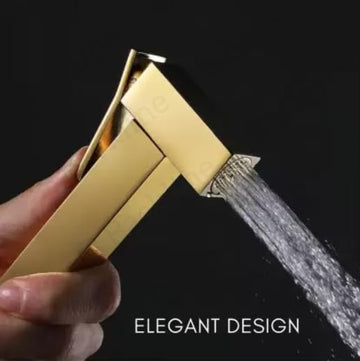 Toilet Jet Spray Health Faucet Flexible Hose in Gold Color