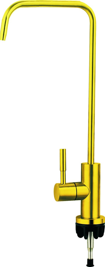 B Backline Stainless Steel 304 Grade Ro Water Purifiers Faucet 360ยฐ Rotatable Single Handle Ro Drinking Water Purifier Filter Faucet (Gold)