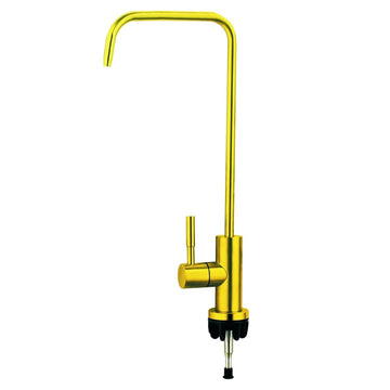 B Backline Stainless Steel 304 Grade Ro Water Purifiers Faucet 360ยฐ Rotatable Single Handle Ro Drinking Water Purifier Filter Faucet (Gold)