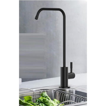 B Backline Stainless Steel 304 Grade Ro Water Purifiers Faucet 360ยฐ Rotatable Single Handle Ro Drinking Water Purifier Filter Faucet (Black Matt)