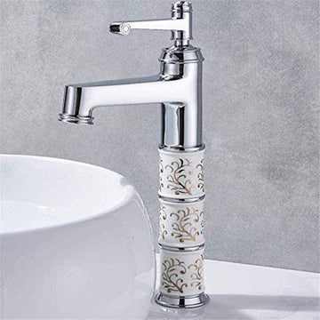 B Backline Brass Chrome Color Wash Basin Hot & Cold Basin Mixer Tap