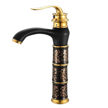 B Backline Brass Black Gold Color Wash Basin Hot & Cold Basin Mixer Tap
