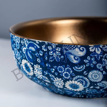 B Backline Ceramic Table Top, Counter Top Wash Basin 42 x 42 x 15.5 Cm