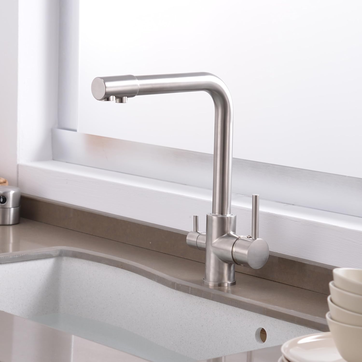 New hotsell brushed nickel faucet