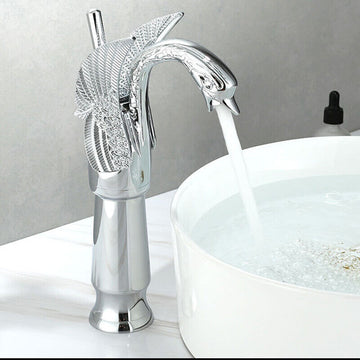 B Backline Brass Bathroom Mixer Tap Basin Taps Long Body Chrome Finish