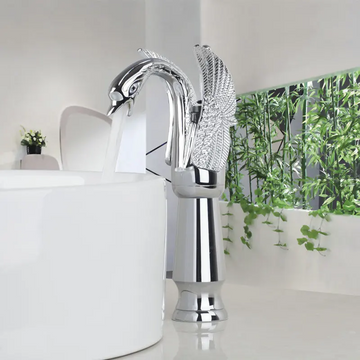 B Backline Brass Bathroom Mixer Tap Basin Taps Long Body Chrome Finish