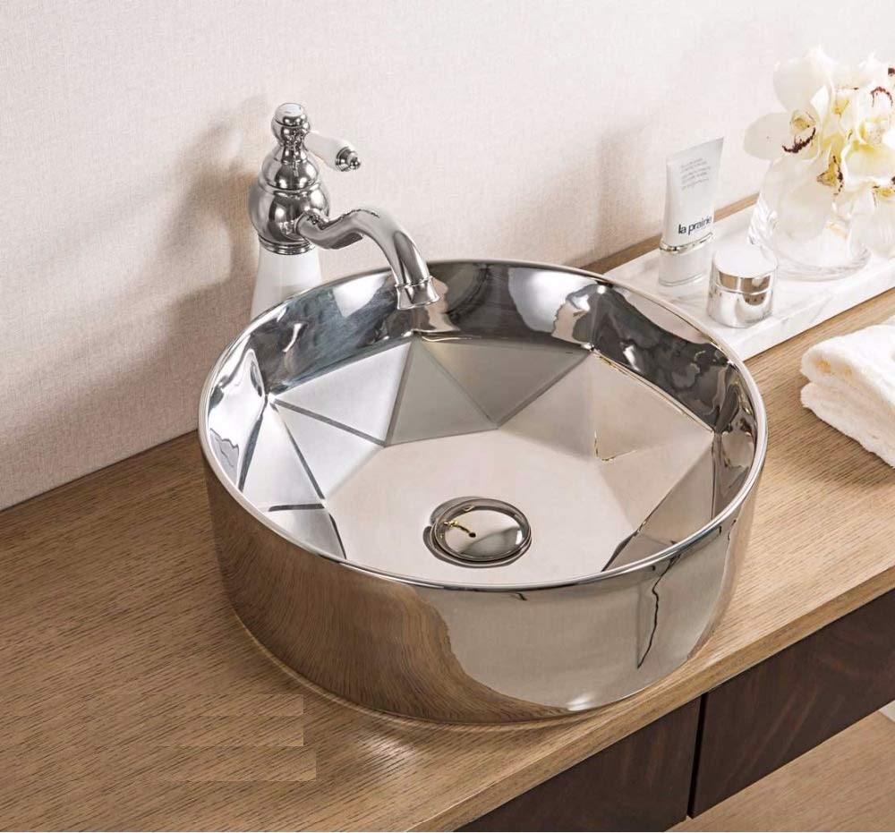 Table Top Designer Wash Basin 41 X 41 X 15 Cm - Bath Outlet