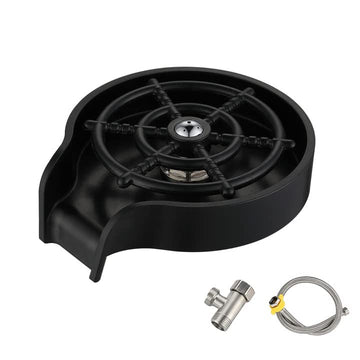 B Backline Glass Cleaner Sink Attachment - Glass Rinser For Kitchen Sink Faucet Bottle Washer