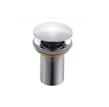 B Backline Brass Full Threaded Pop-Up Waste Coupling Chrome