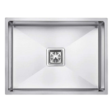 B Backline Handmade Kitchen Sink Single Bowl 1 mm Thickness 24 x 18 x 9 Inch