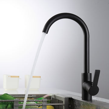 B Backline Kitchen Sink Mixer Tap Faucet Single Lever Tap 360 Degree Rotatable Mixer Tap Faucet