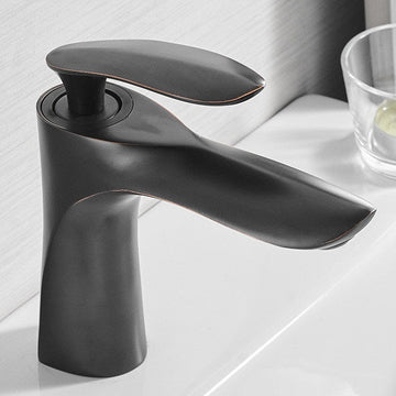 B Backline Brass Single Lever Basin Mixer Tap Faucet Black Matt Colour