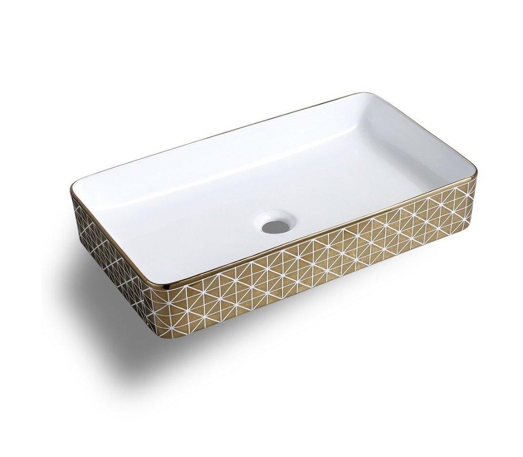 Table Top Designer Wash Basin 60 X 35 X 11 Cm - Bath Outlet