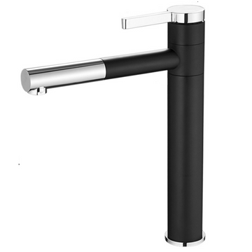 B Backline Brass Wash Basin Hot & Cold Basin Mixer Basin Tap Black Color