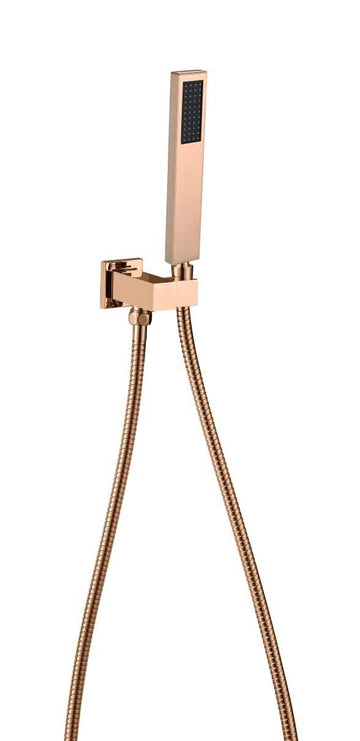 Hand Shower Faucet with 1.5 meter hose & Wall Hook Rose Gold