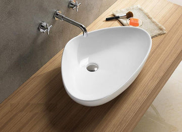 Table Top Ceramic Wash Basin 57 X 41 X 13 Cm - Bath Outlet