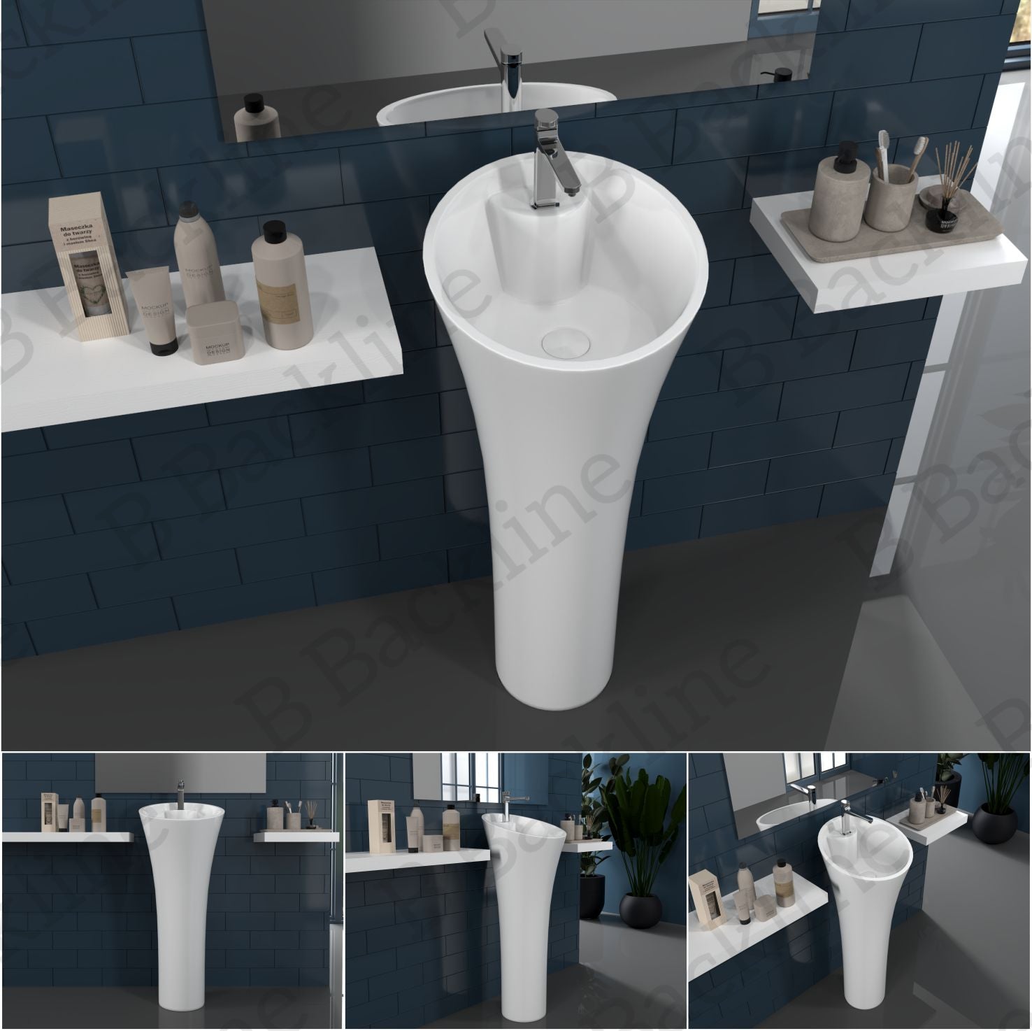 Ceramic Pedestal Wash Basins Ceramic Pedestal Wash Basins