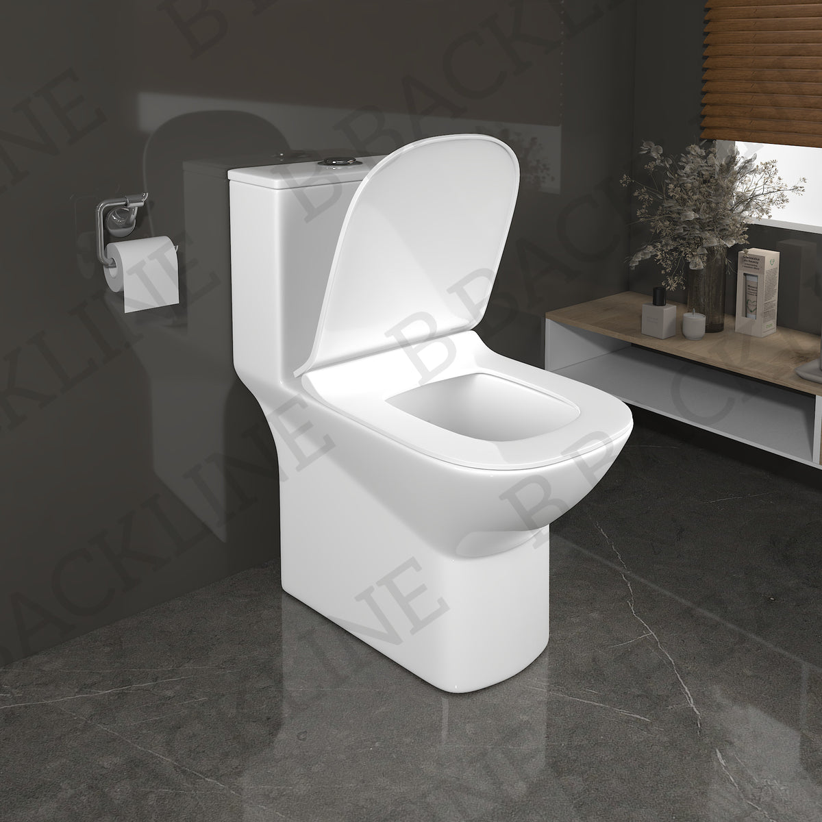 So Many Elan Rim Less Commode B Backline Rimless 5D Flushing Syphonic One Piece Western Toilet Commo