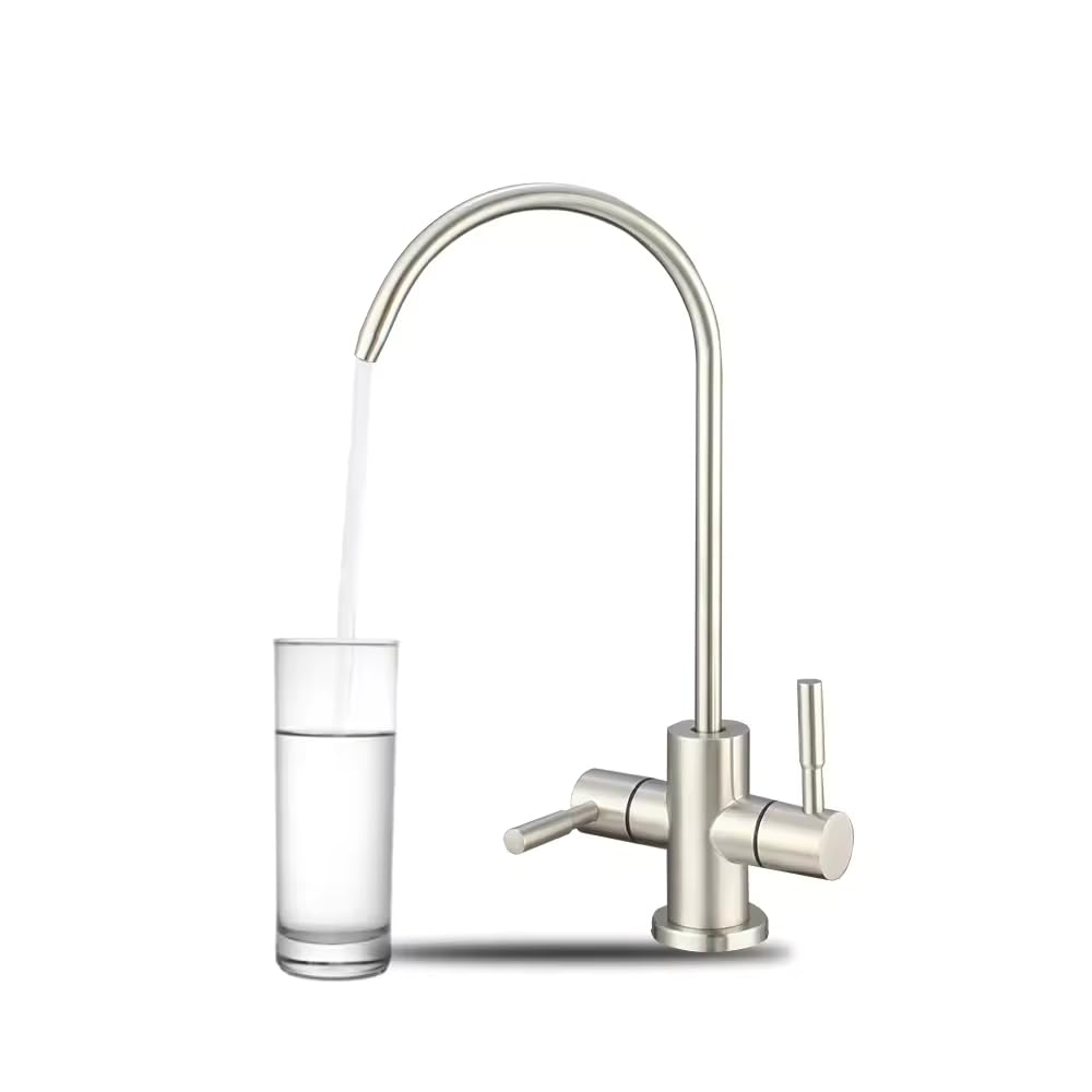 B BACKLINE Stainless Steel 304 Grade 2 in 1 Ro Water Purifiers Faucet With 360° Rotatable Ro Drinking Water Filter (Brushed Matt)