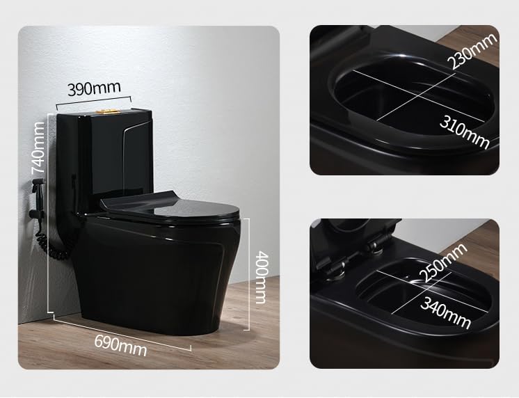 B Backline Ceramic Floor Mounted One Piece Water Closet Commode Wester