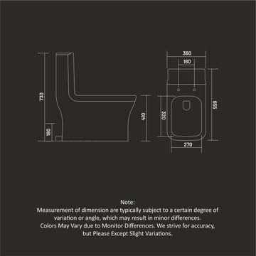 B Backline Ceramic p Trap Western Toilet Commode Washdown Flushing Blue Color