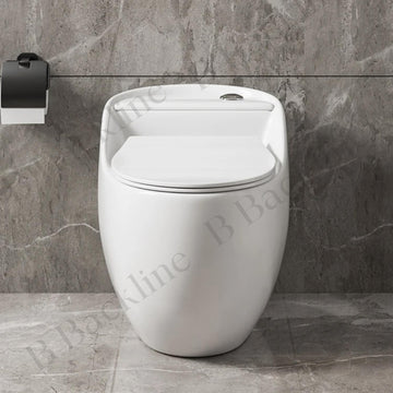 B Backline Ceramic One Piece Siphonic Western Toilet/Water Closet/Commode With Soft Close Toilet Seat For Bathroom - 9