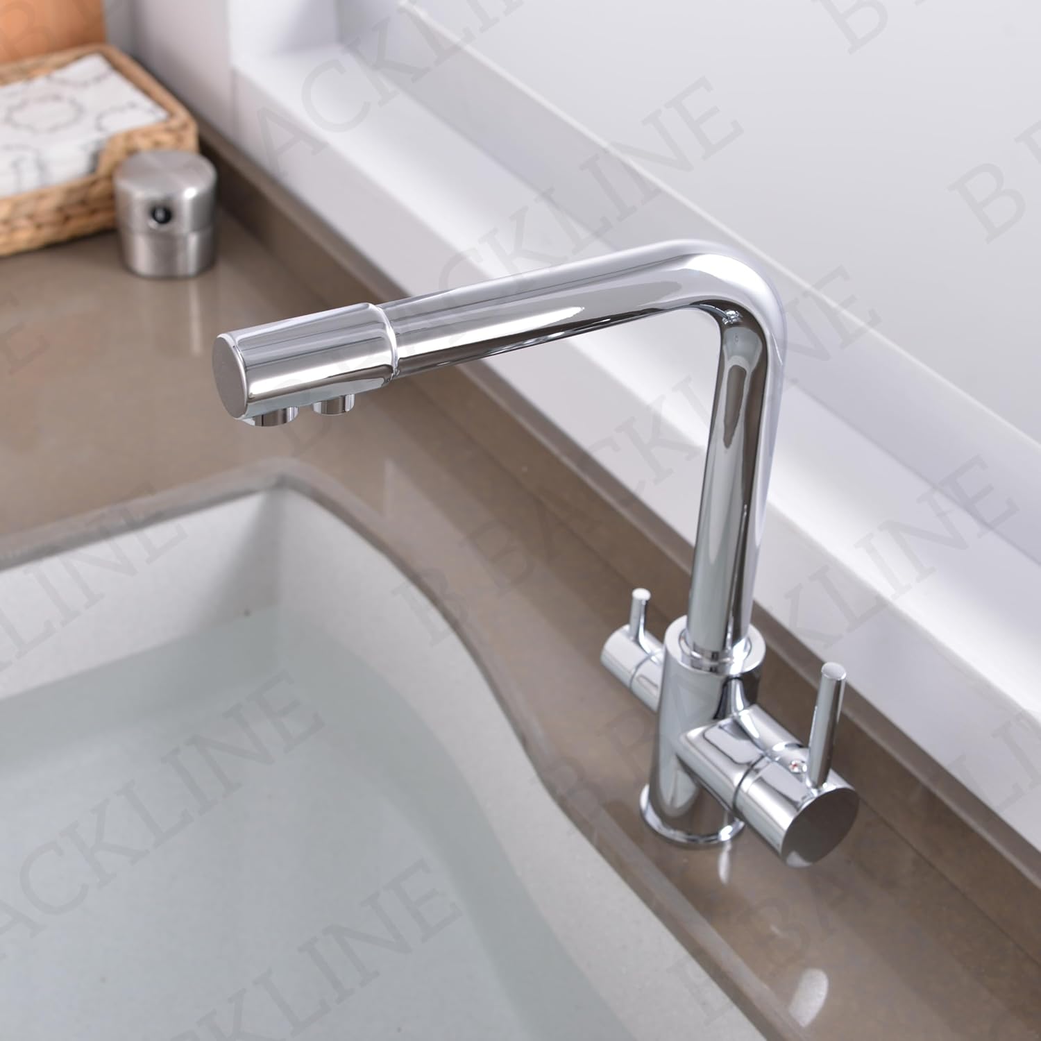 Water-Tap,Drain Assembly Kitchen Faucets Brass Polished