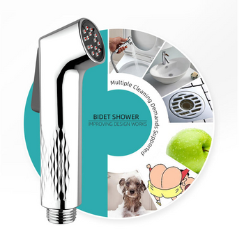 Jet Spray for Toilet | Self Cleaning Health Faucet for Bathroom | Zero Block Technology | Without Hose |Water Saving up to 40% | Chrome Finish