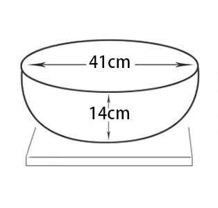 B Backline Ceramic Table Top, Counter Top Wash Basin Silver Black 16 x 16 Inch
