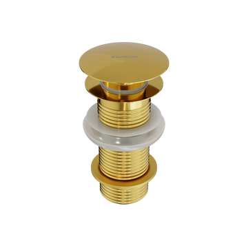 B Backline Brass Full Threaded Pop-Up Waste Coupling 5