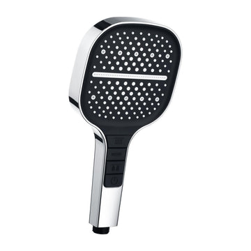 Backline 3-Function High-Pressure Hand Shower Head – Chrome Finish
