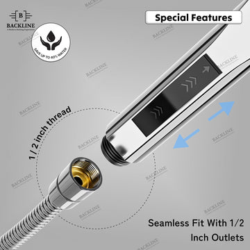 Backline Premium ABS Toilet Jet Spray – Chrome