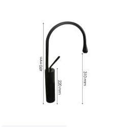 B BACKLINE Wash Basin Mixer Faucet | Brass Hot and Cold Basin Mixer Tap | Luxury Pillar Tap for Bathroom & Livingroom- Matt Black