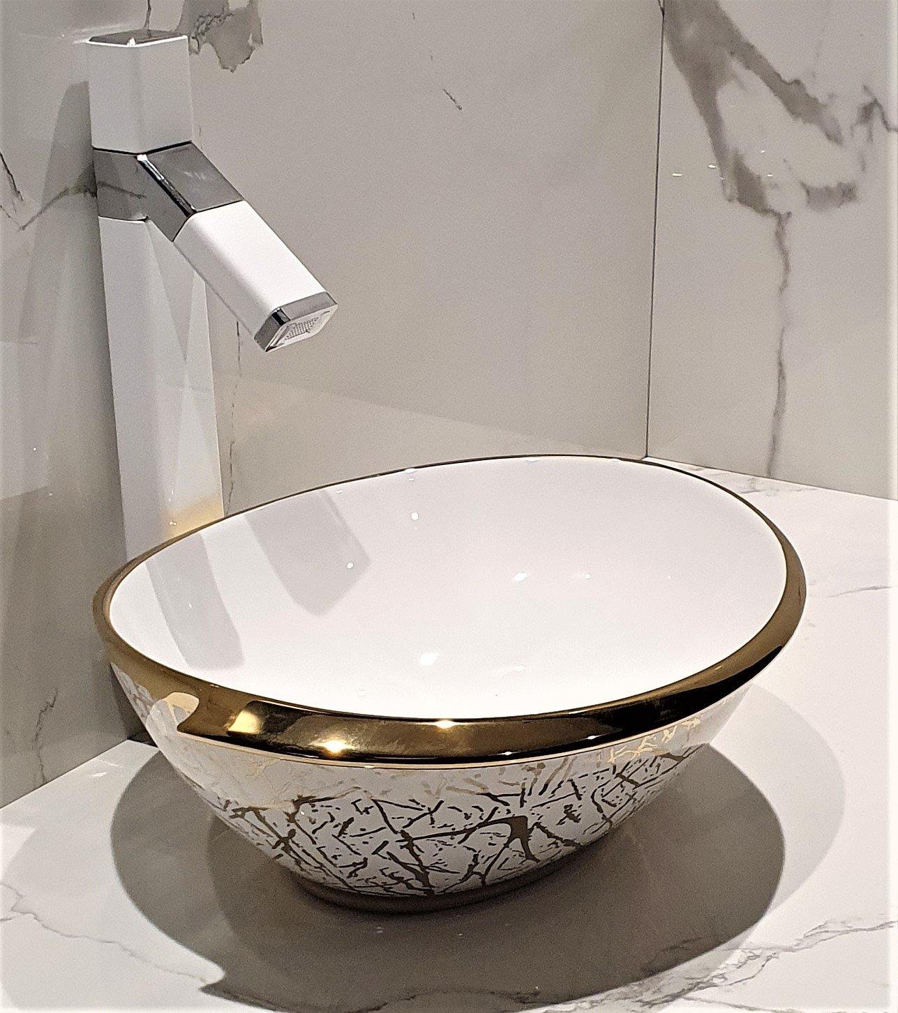 Table Top/Over Counter Wash Basin Vessel Sink 41 X 32 X 15 Cm - Bath Outlet