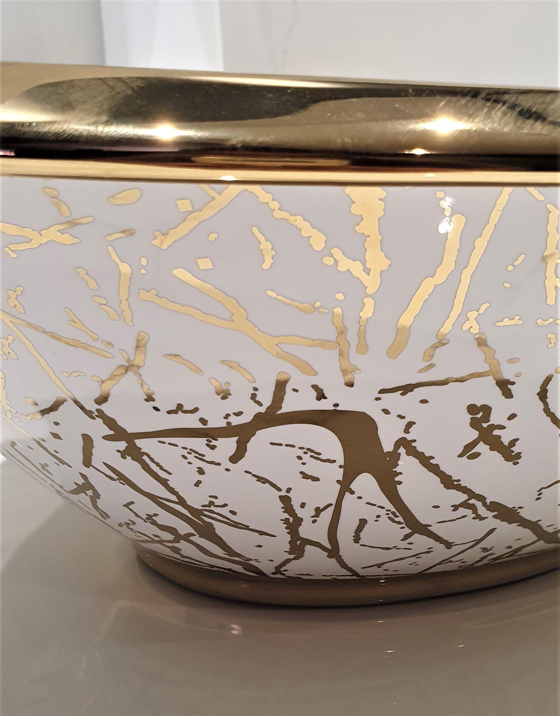 Table Top/Over Counter Wash Basin Vessel Sink 41 X 32 X 15 Cm - Bath Outlet