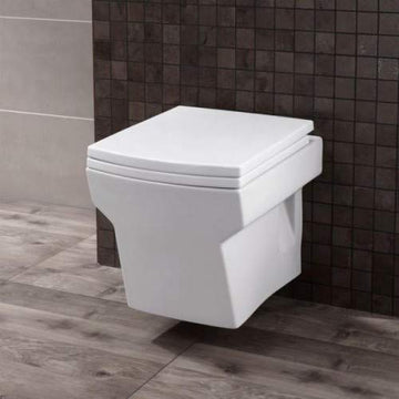 Combo Ceramic Wall Mount , Wall Hung Western Toilet Commode With Concealed Tank (Model 02)