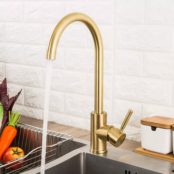 B Backline Single Lever Kitchen Sink Mixer Tap Faucet Gold