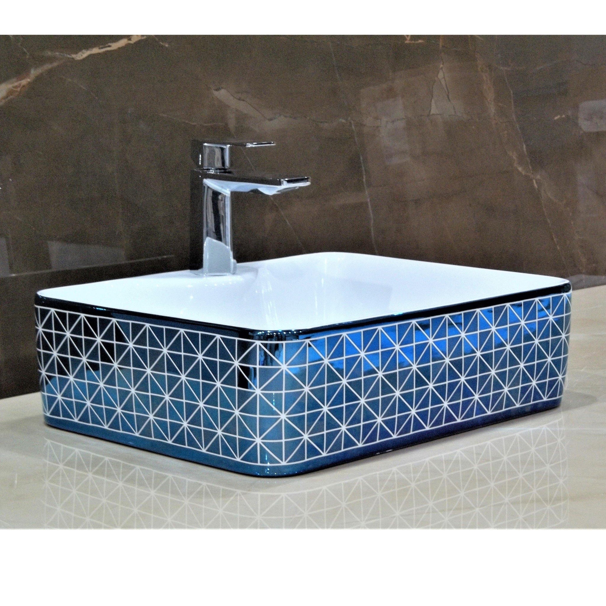 Table Top Designer Wash Basin 48 X 37 X 13 Cm - Bath Outlet