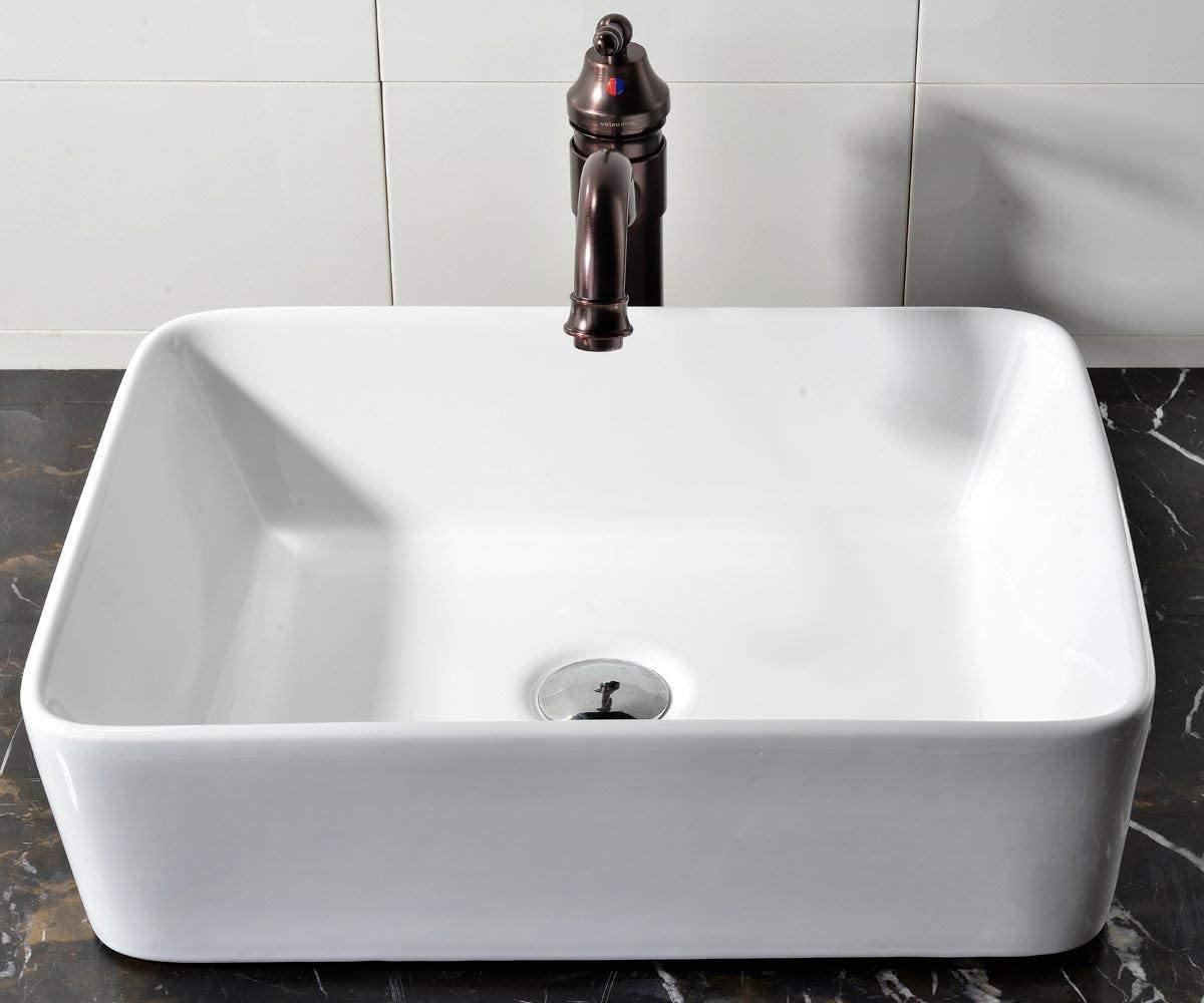Table Top Ceramic Wash Basin 49 X 38 X 14 Cm - Bath Outlet