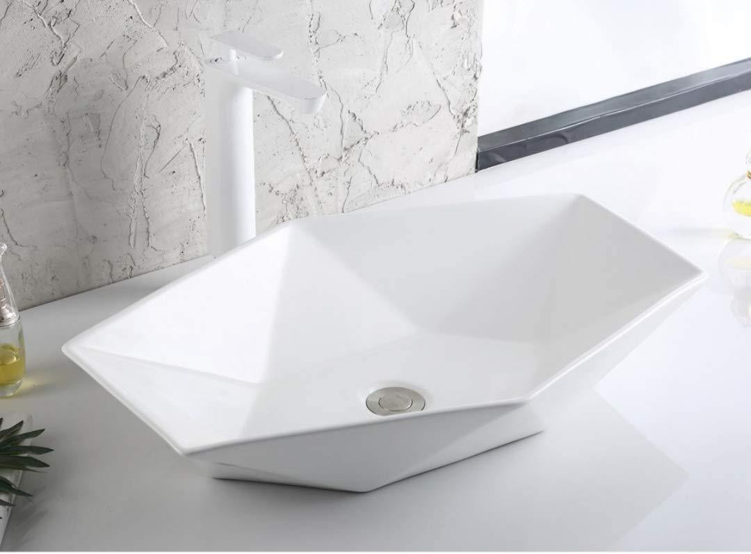 Table Top Ceramic Wash Basin 57 X 37 X 12 Cm - Bath Outlet