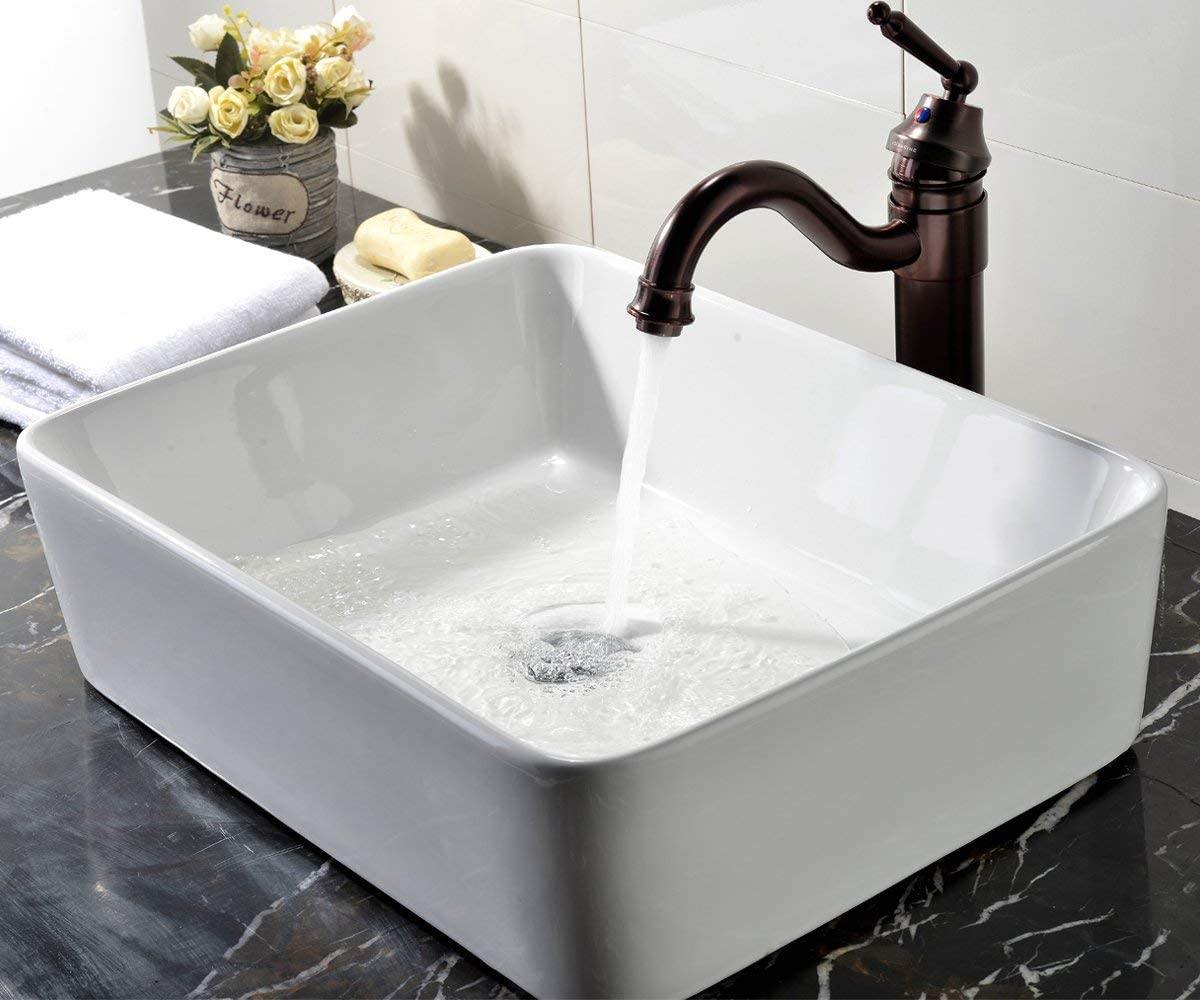 Table Top Ceramic Wash Basin 49 X 38 X 14 Cm - Bath Outlet