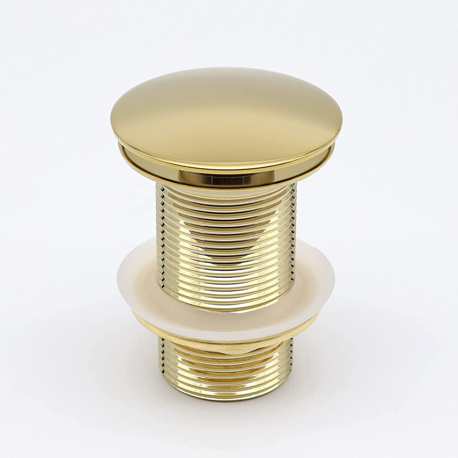 B Backline Brass Full Threaded Pop-Up Waste Coupling 5" Gold Color