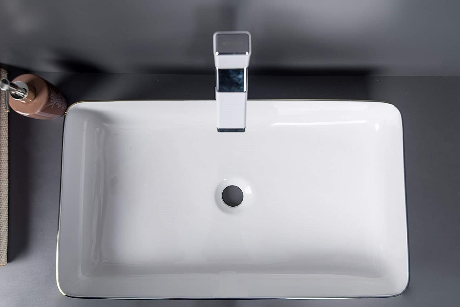 Table Top Designer  Wash Basin 60 X 35 X 11 Cm - Bath Outlet