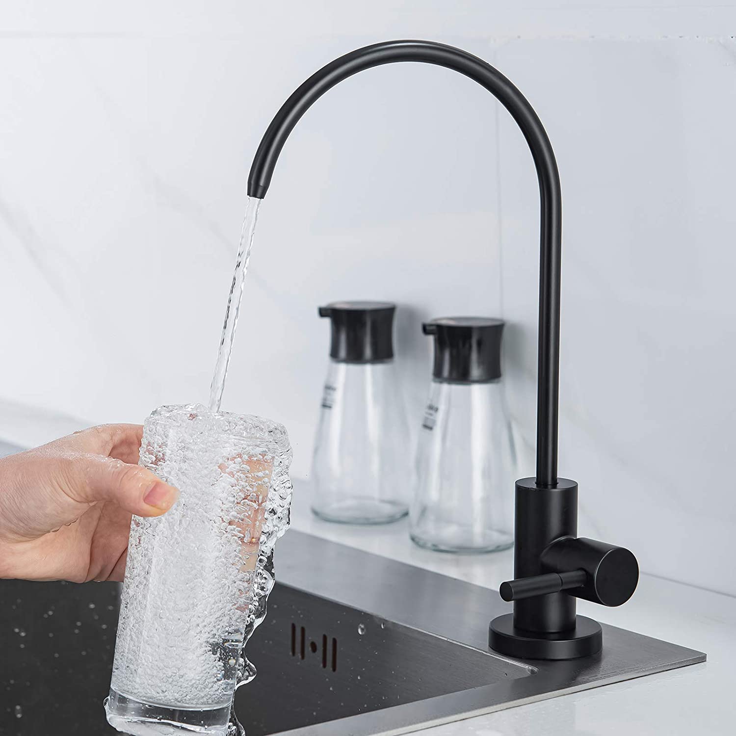 B Backline RO Mineral Water Tap purifiers Tap / Faucet 304 Stainless Steel Kitchen Sink Faucet Tap 360° Rotatable RO Drinking Water Filter