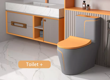 B Backline Ceramic Floor Mounted One Piece Water Closet Commode Western Toilet Syphonic Flushing Bathrooms S Trap Outlet Is From Floor , 12 Inches From Wall To Trap