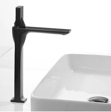 B Backline Brass Wash Basin Hot & Cold Basin Mixer Tap Black Color