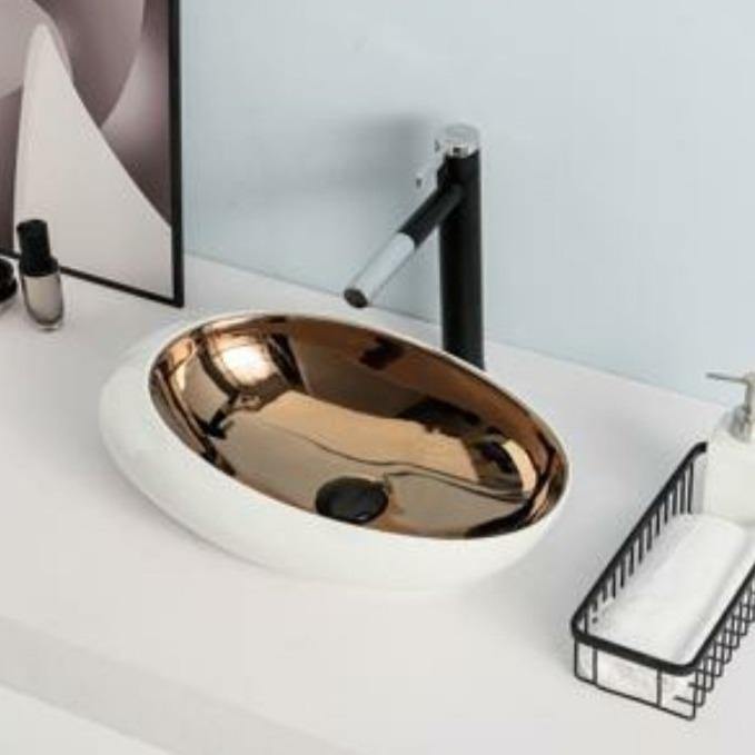 Table Top Designer Wash Basin 49 X 32 X 14 Cm - Bath Outlet