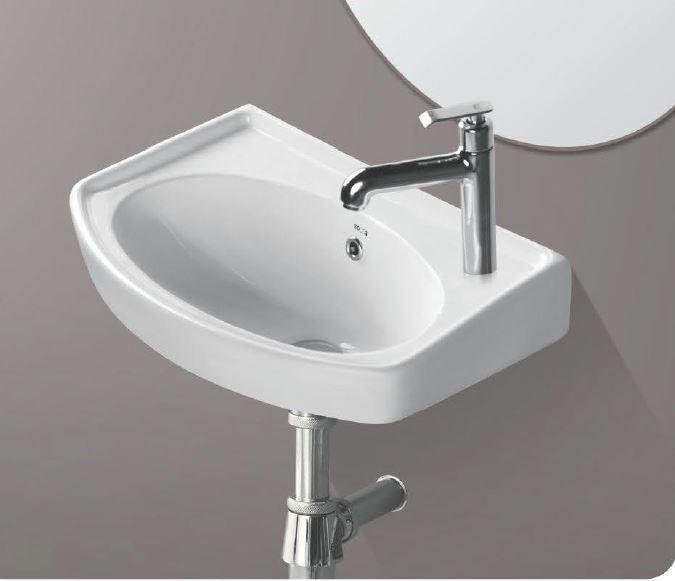 Ceramic Wall Hung / Wall Hung Wash Basin 45 X 30 X 11 Cm - Bath Outlet