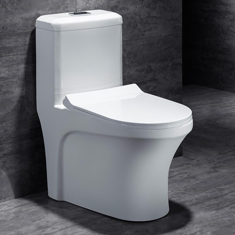 Ceramic One Piece Floor Mounted European Water Closet/Commode With Syphonic Tornado Flushing For Bathroom 9 Inch S-Trap - Bath Outlet